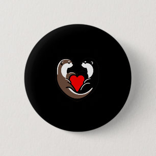 Waardeer elkaar van harte liefde ronde button 5,7 cm