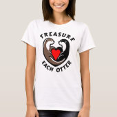 Waardeer elkaar van harte liefde t-shirt (Voorkant)