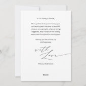 Waardeer elke kerst-moment met familiefoto-overlay feestdagenkaart (Achterkant)