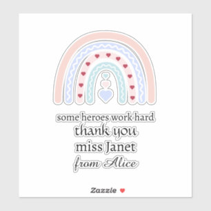 Waardeer je leraar - Beste leraar ooit cadeau Sticker