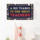 Waardeer je leraar spandoek (Insitu)