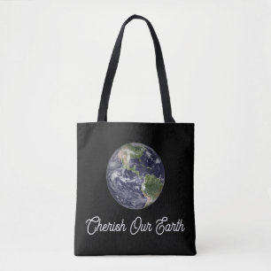 Waardeer onze aarde tote bag