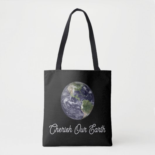 Waardeer onze aarde tote bag (Voorkant)
