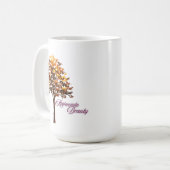 Waardeer Schoonheid Herfst Boom Koffiemok (Voorkant links)