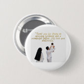 Waardeer uw man en vader ronde button 5,7 cm (Voorkant /achterkant)