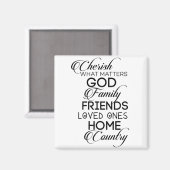 Waardeer wat telt magneet (Voorkant / Achterkant)