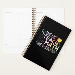 Waardeer wiskundeleraren - Wees geweldig Planner