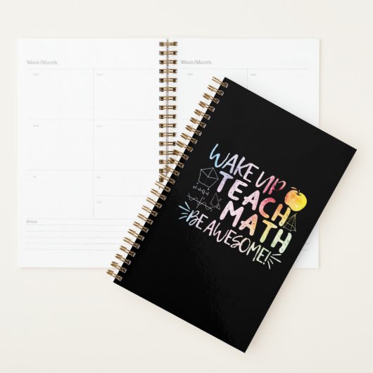 Waardeer wiskundeleraren - Wees geweldig Planner (Display)