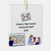 Waardeerbaarheid Personeel Middelbare School Jaarb Keramisch Ornament (Rechts)