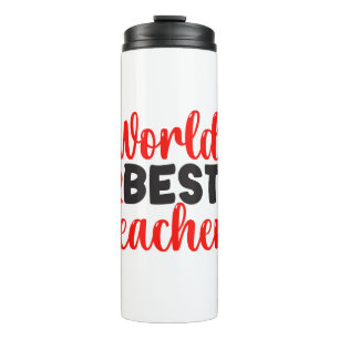 Waardeergeschenk Werelds Beste Leraar Thermosbeker