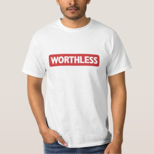 waardeloze wolkenwortels t-shirt