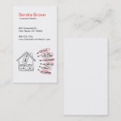 Waarden van eigenschappen realiteit Stroomdiagram Visitekaartje (Voorkant / Achterkant)