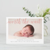 Waarder de aankondiging van de wachtgeboorte (Staand voorkant)