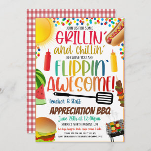 Waardering BBQ uitnodiging