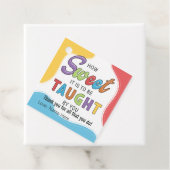 Waardering Bedankt Leraar Sweet Treat Bedankjes Labels (In situ)