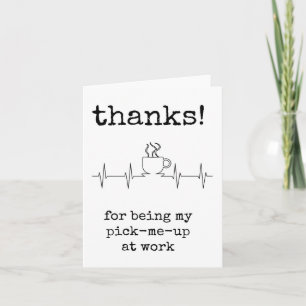 Waardering collega's, Bestie werk, Koffieliefhebbe Kaart