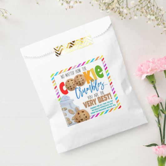 Waardering Cookie Treat Bags Bedankzakje (Gezegeld)