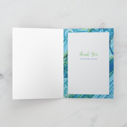 Waardering Dank u kaart (Binnen)