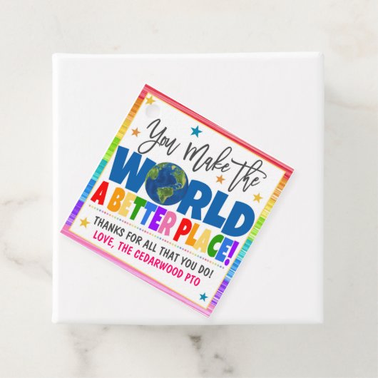 Waardering Dank u Label (In situ)