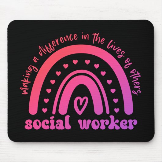 Waardering en Afstuderen van maatschappelijk werke Muismat (Voorkant)