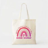 Waardering en Afstuderen van maatschappelijk werke Tote Bag (Voorkant)