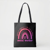 Waardering en Afstuderen van maatschappelijk werke Tote Bag (Voorkant)