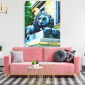 Waardering Feline Canvas Afdruk (Insitu (Woonkamer))