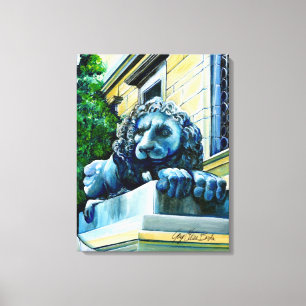 Waardering Feline Canvas Afdruk