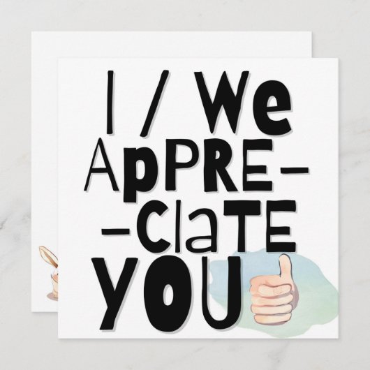 Waardering Kaart (Voorkant / Achterkant)