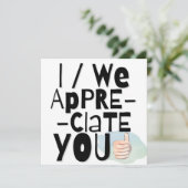 Waardering Kaart (Staand voorkant)