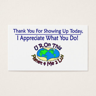 Waardering Kaarten veranderen deze planeet Visitekaartje