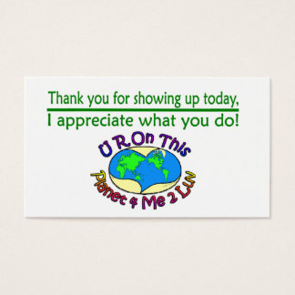 Waardering Kaarten veranderen deze planeet Visitekaartjes