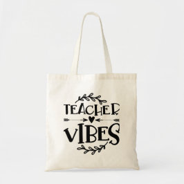 Waardering leraar vibes tote bag