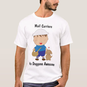 Waardering postbeambte bij postbeambte t-shirt