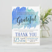 Waardering uitnodiging, dankbaar voor u kaart (Staand voorkant)