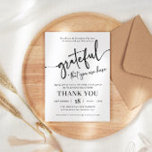 Waardering uitnodiging, dankbaar voor u uitnodigen kaart