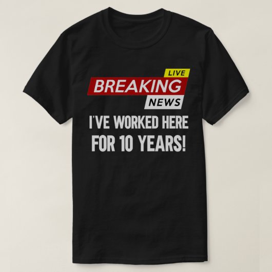Waardering van de arbeidstijd van werknemers t-shirt (Design voorkant)