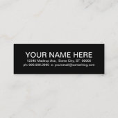 Waardering van de klant van tattoos (moskee-vierka klantenkaartje (Achterkant)