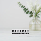 Waardering van de klant van tattoos (moskee-vierka klantenkaartje (Staand voorkant)