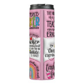 Waardering van de leraar: Inspirerend, zorgzaam, t Thermosbeker (Achterkant)