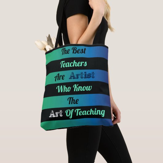 Waardering van de leraar tote bag (Dichtbij)