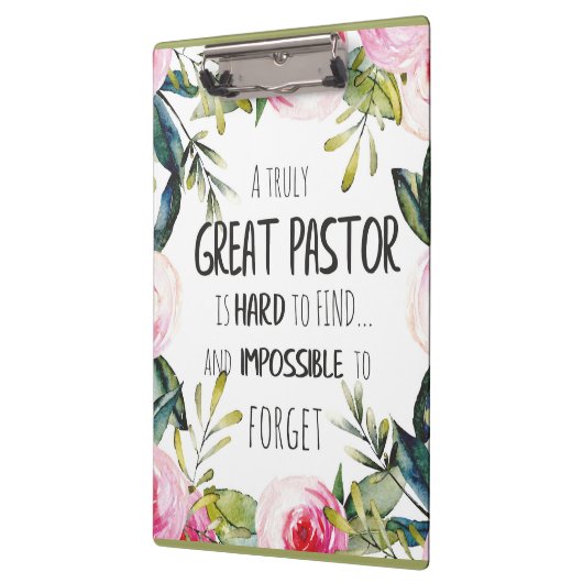 Waardering van de predikant Cadeau Klembord (Links)