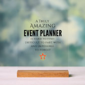 Waardering van eventplanner acryl bord (Neutraal)