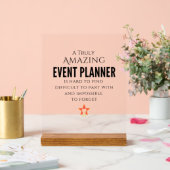 Waardering van eventplanner acryl bord (Huwelijk)
