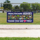 Waardering van gezondheidswerkers spandoek (Insitu)
