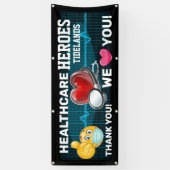 Waardering van gezondheidswerkers spandoek (Verticaal)