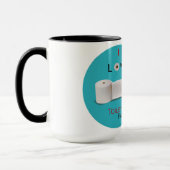 Waardering van toiletpapier mok (Links)