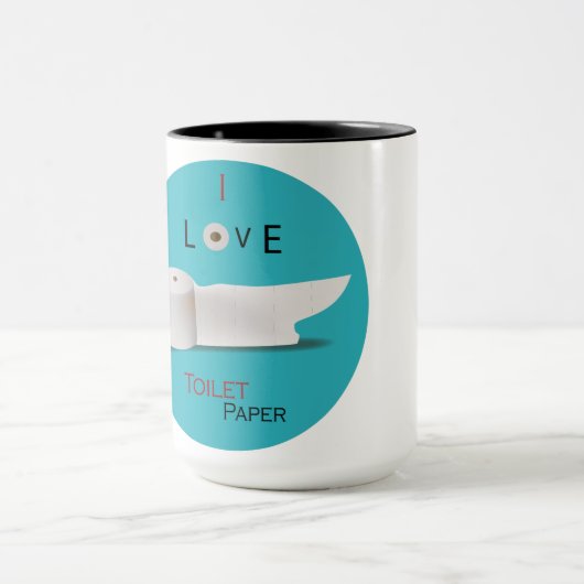 Waardering van toiletpapier mok (Midden)