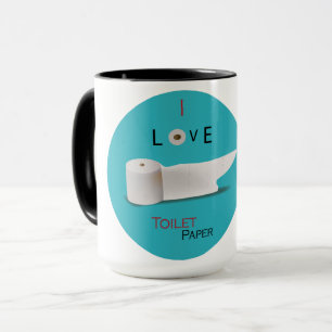 Waardering van toiletpapier mok