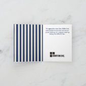 Waardering van werknemers Corporate Thank You Card Kaart (Binnen)